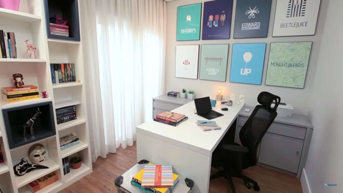 4 dicas sobre como decorar um home-office pequeno