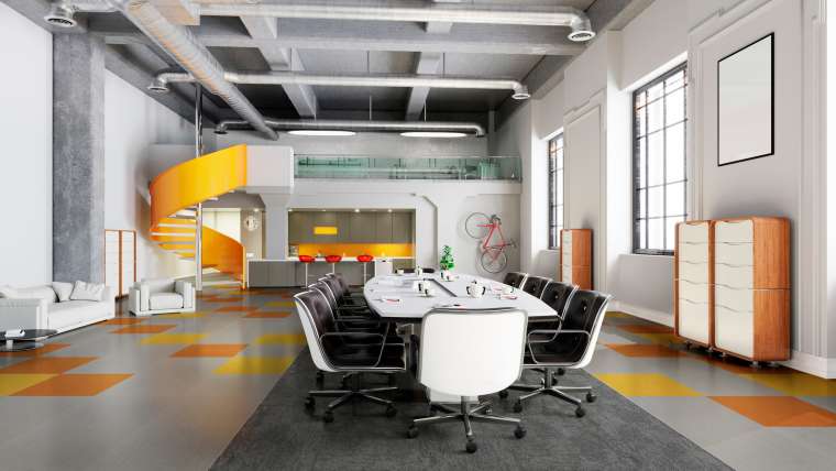 Qual é o tipo de piso ideal para um coworking?