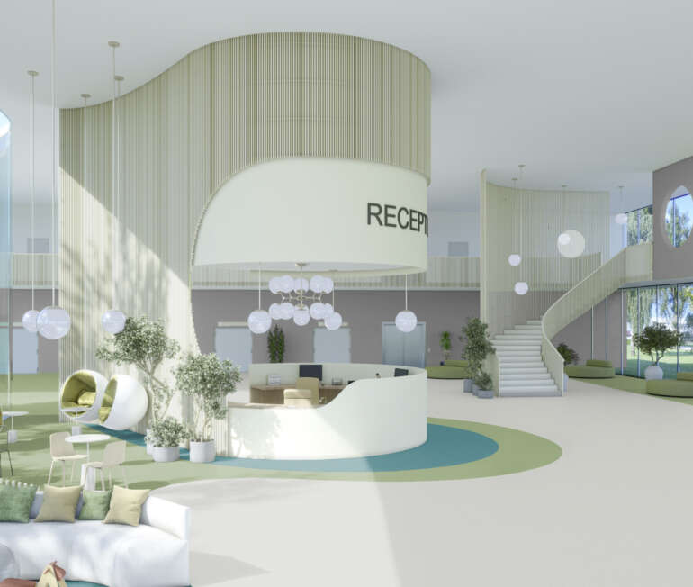 Piso vinílico em manta da Tarkett: a melhor escolha para projetos na área da saúde!