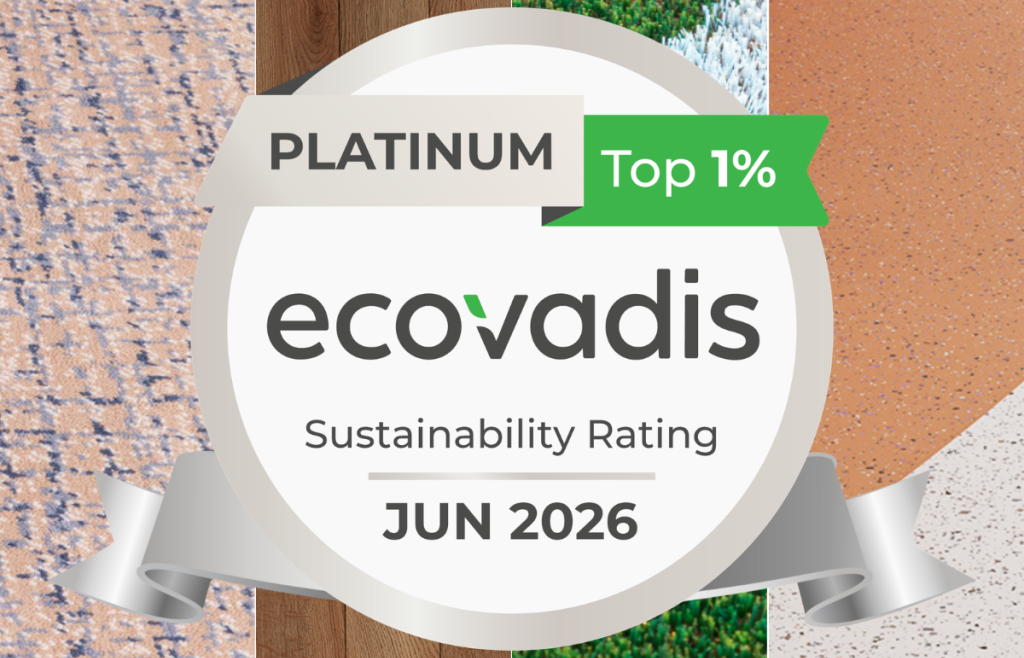 Selo Platinum da EcoVadis: Tarkett é reconhecida pelo 3º ano